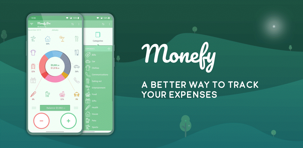 اپلیکیشن مدیریت مالی شخصی Monefy - Budget & Expenses app